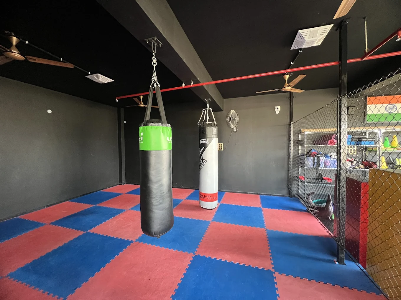 Strength training in progress at 7 Steed Fitness